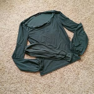 Silky dress top